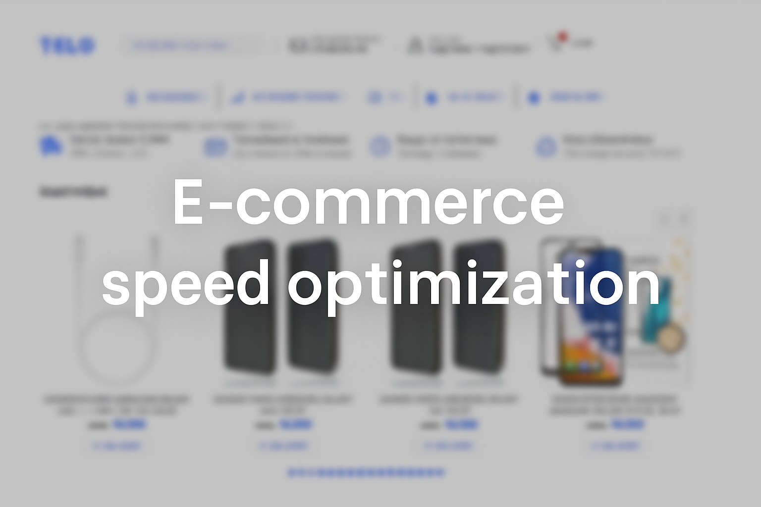 E-poe kiiruse optimeerimine
